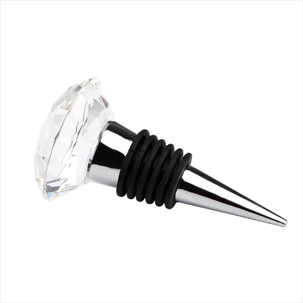 Crystal Diamond Cut Wine Stoppers