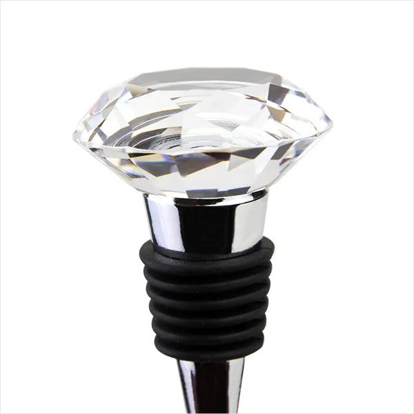 Crystal Diamond Cut Wine Stoppers