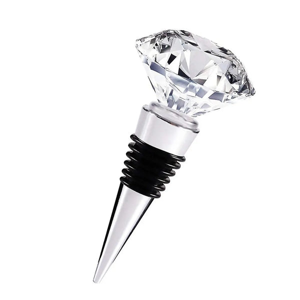 Crystal Diamond Cut Wine Stoppers