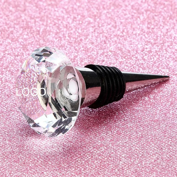Crystal Diamond Cut Wine Stoppers