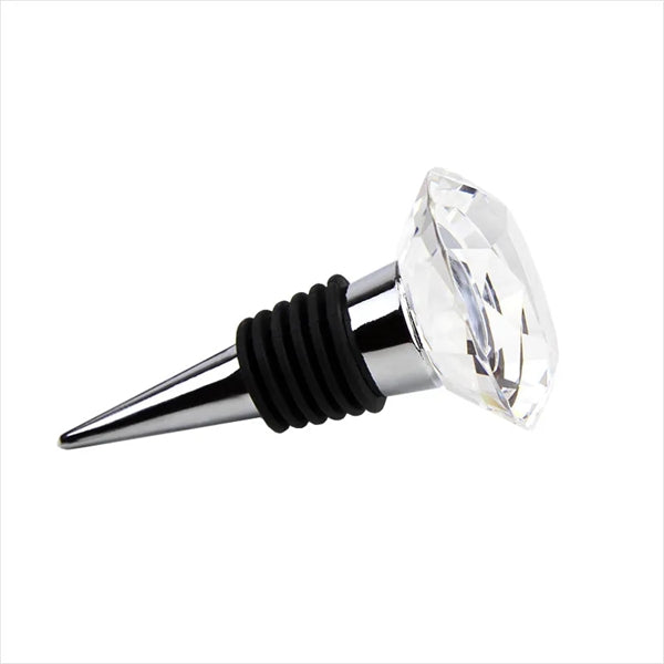Crystal Diamond Cut Wine Stoppers