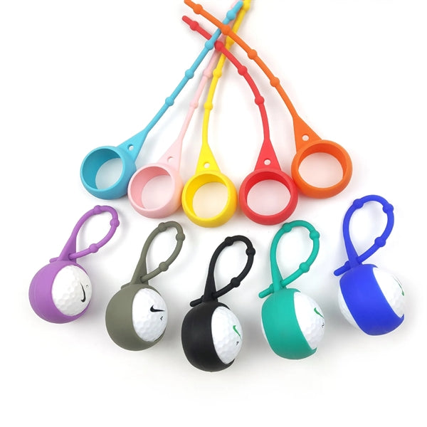 Silicone Golf Ball Holder with Knots