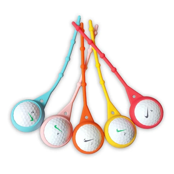 Silicone Golf Ball Holder with Knots