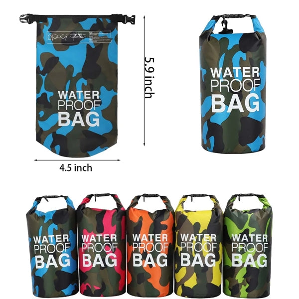 Carthy Large Camo Waterproof Dry Traveler's Bag