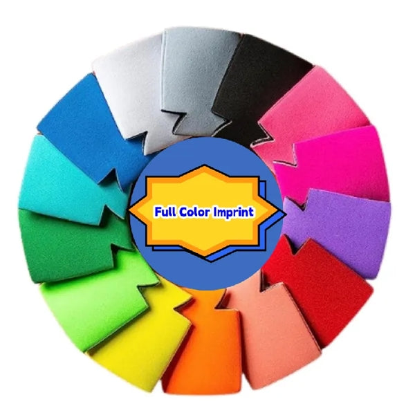 12 oz Full Color Collapsible Neoprene Can Sleeves