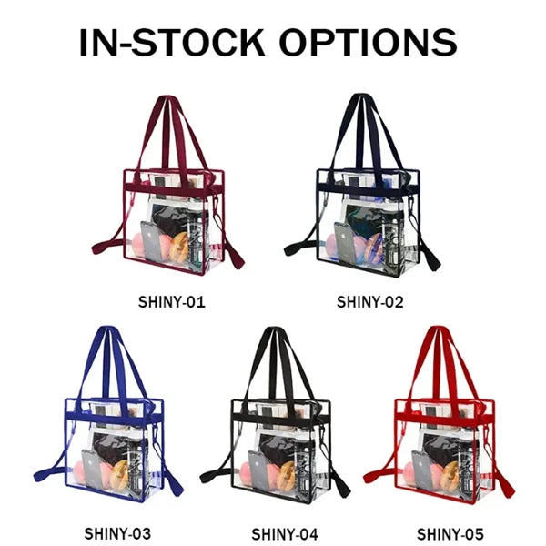 Clear PVC Zip Box Tote