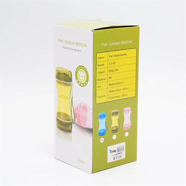 Pet Food and Water Bottle