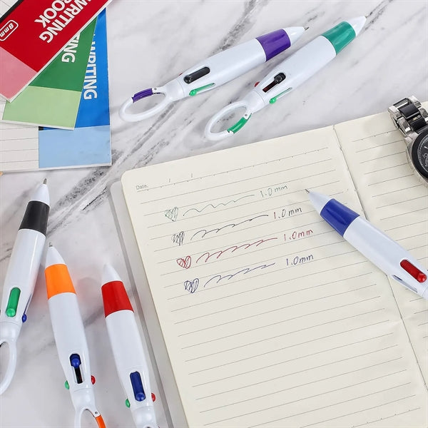 4-in-1 Quatro Carabiner Pen