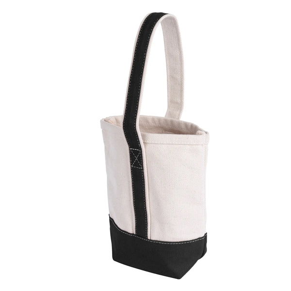 Canvas Deux Wine Bottle Tote Bag