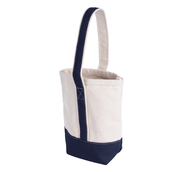Canvas Deux Wine Bottle Tote Bag