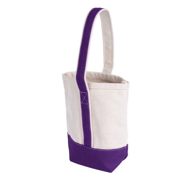 Canvas Deux Wine Bottle Tote Bag