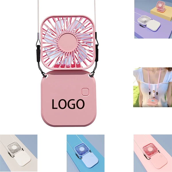 Foldable USB Mini Necklace Fan