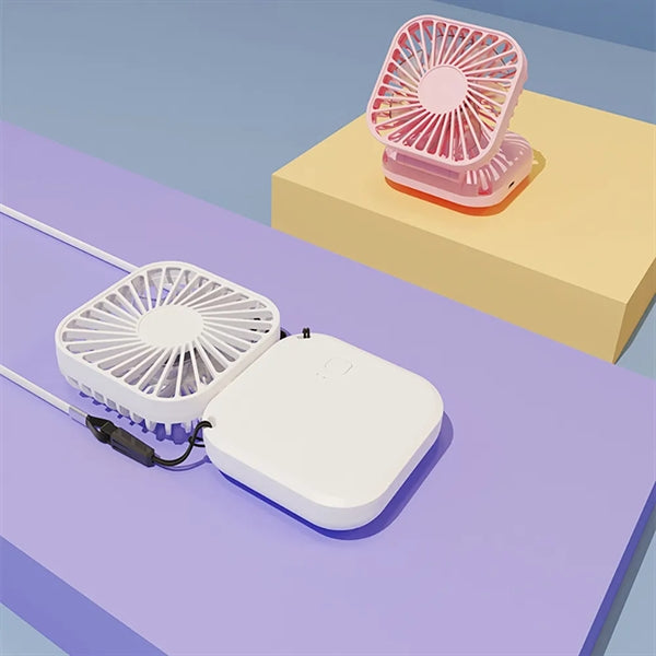 Foldable USB Mini Necklace Fan