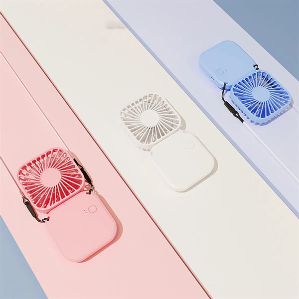 Foldable USB Mini Necklace Fan