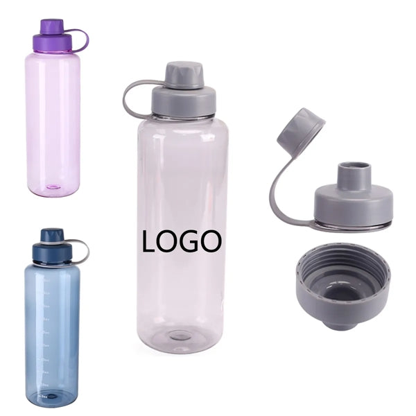 50oz Clear Sports Bottles With Lid