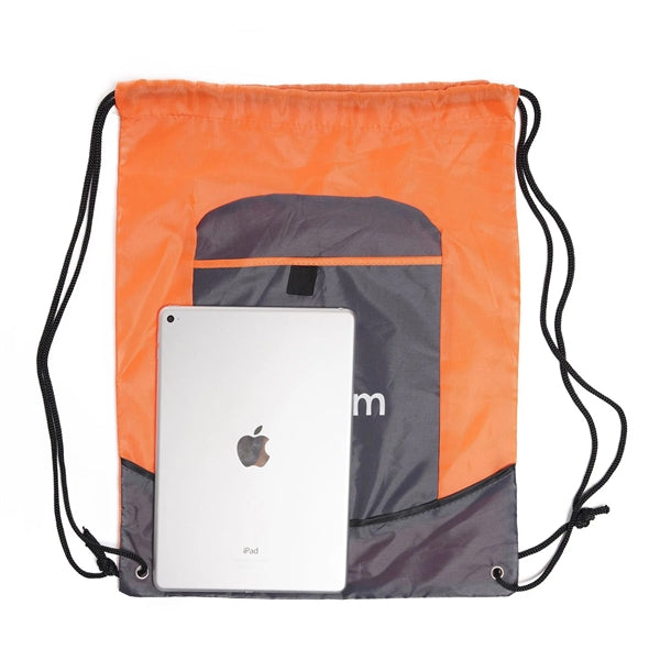 Polyester 420d waterproof drawstring backpack