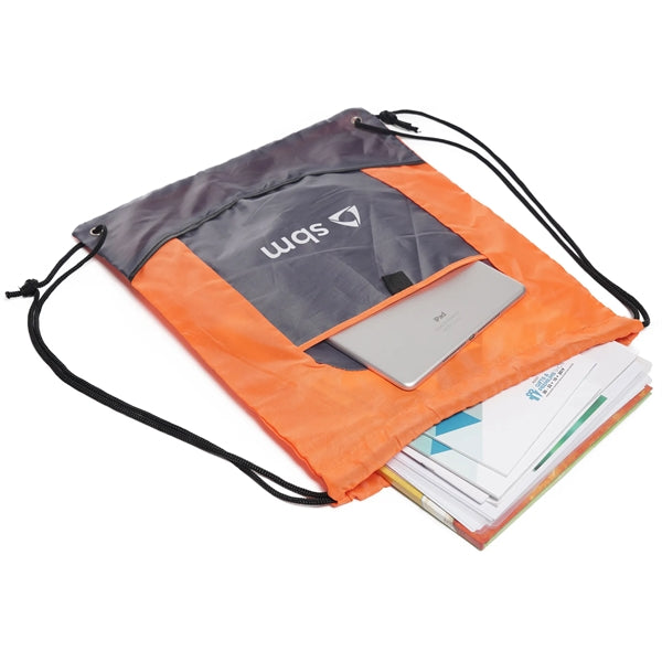 Polyester 420d waterproof drawstring backpack