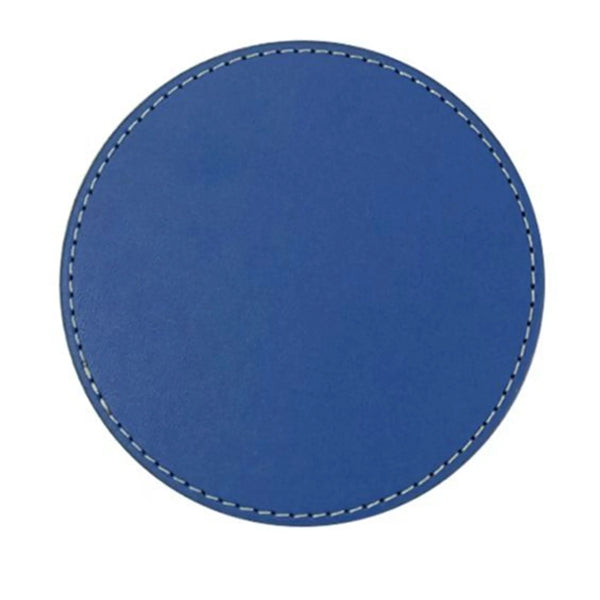 Set of 5 Premium PU Leather Coaster with Holder
