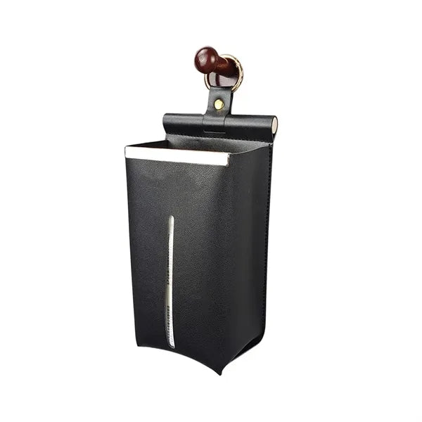 PU Leather Hanging Tissue Box