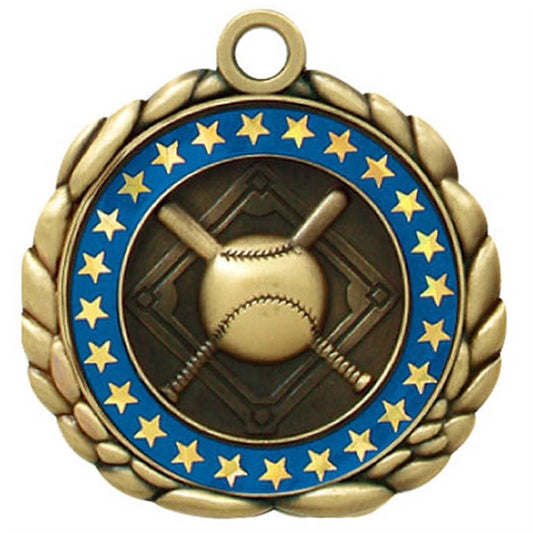 2 1/2" Quali-Craft Baseball Medal