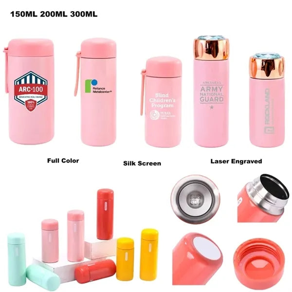 150/200/300ML Mini Stainless Steel Insulated Water Bottle