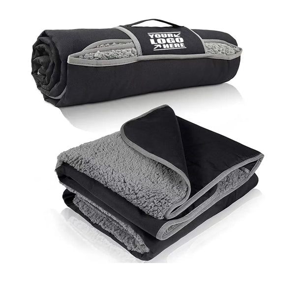 Waterproof Outdoor Sherpa Lining Blanket