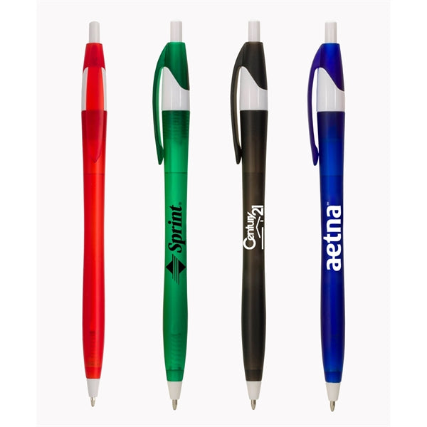 Frosty Slim Plastic Pen