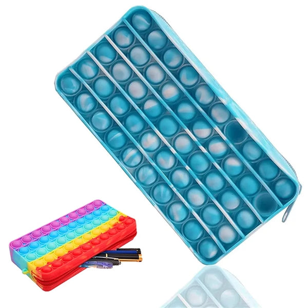 Pop Pencil Case Silicone Multifunctional Stationery Bag