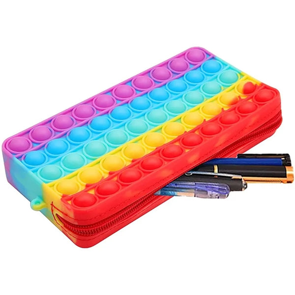Pop Pencil Case Silicone Multifunctional Stationery Bag