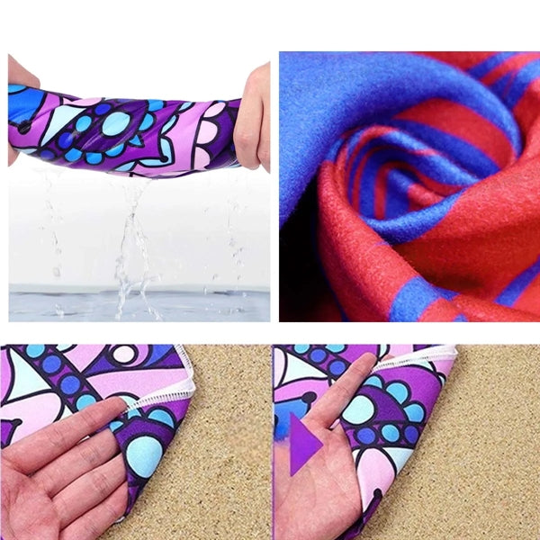 Eco-friendly Custom Velour Beach Towel (30"x 60")
