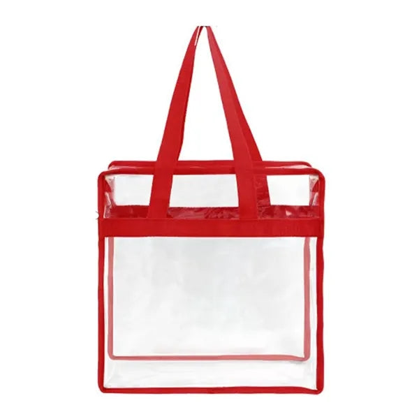 Clear Tote Bag With Zipper