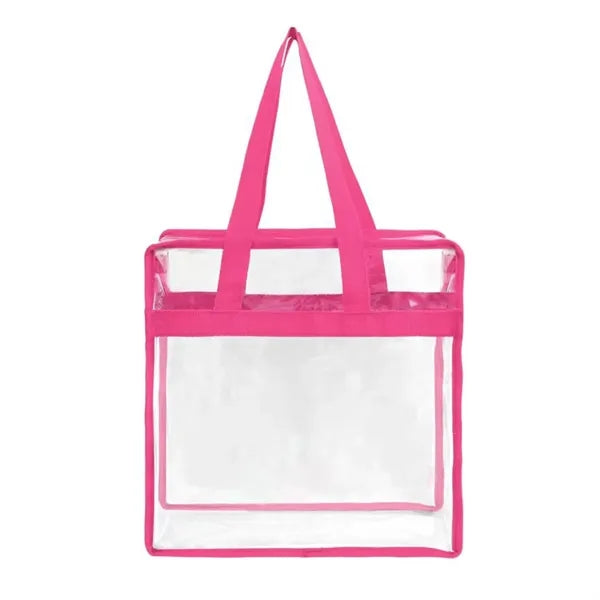 Clear Tote Bag With Zipper