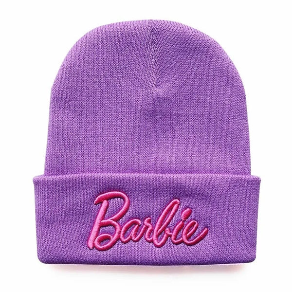 Cuffed Knit Acrylic Beanie Cap With Puff Embroidery Logo