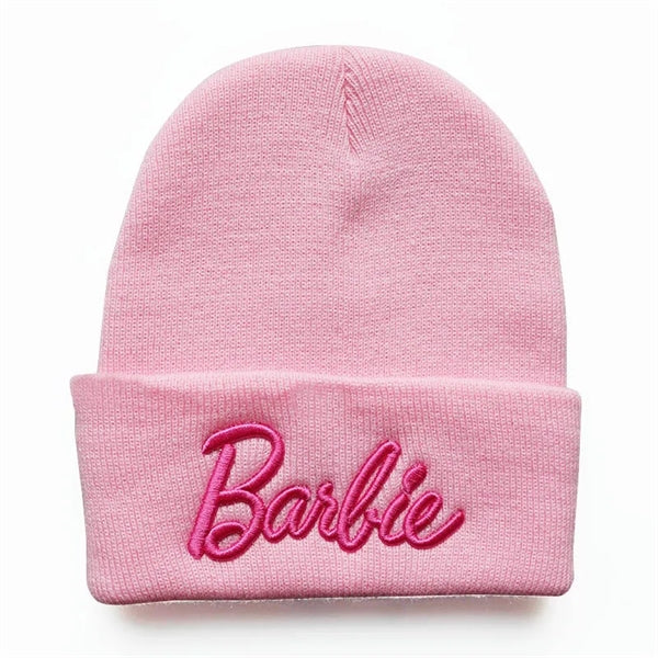 Cuffed Knit Acrylic Beanie Cap With Puff Embroidery Logo