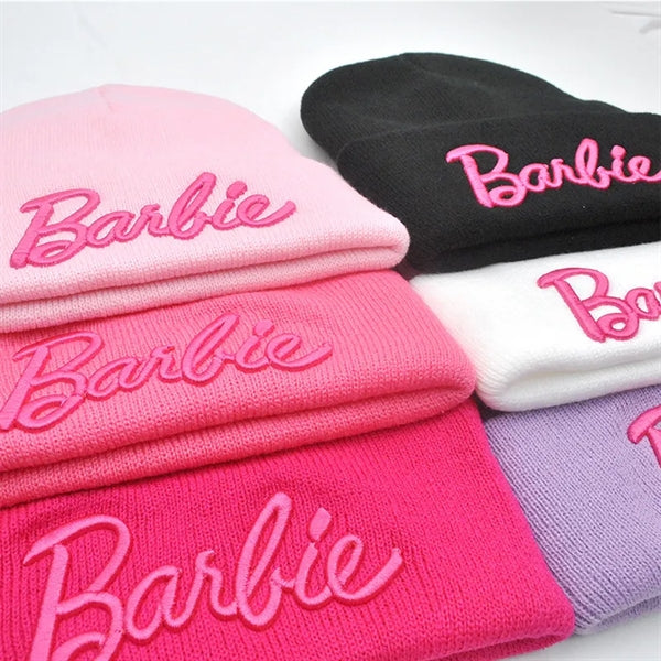 Cuffed Knit Acrylic Beanie Cap With Puff Embroidery Logo