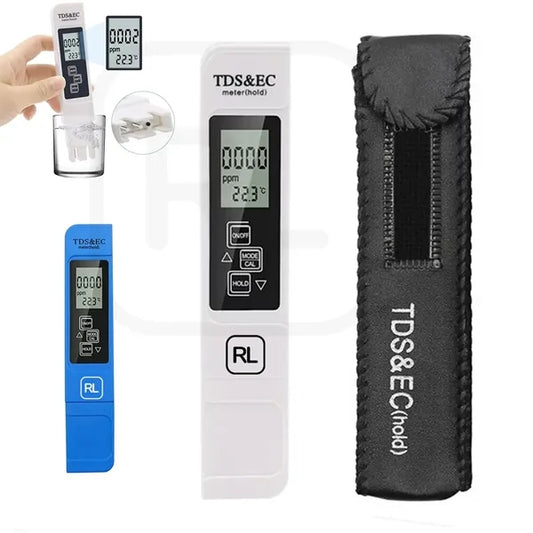 3 in 1 Digital EC TEMP Meter Water Quality Tester