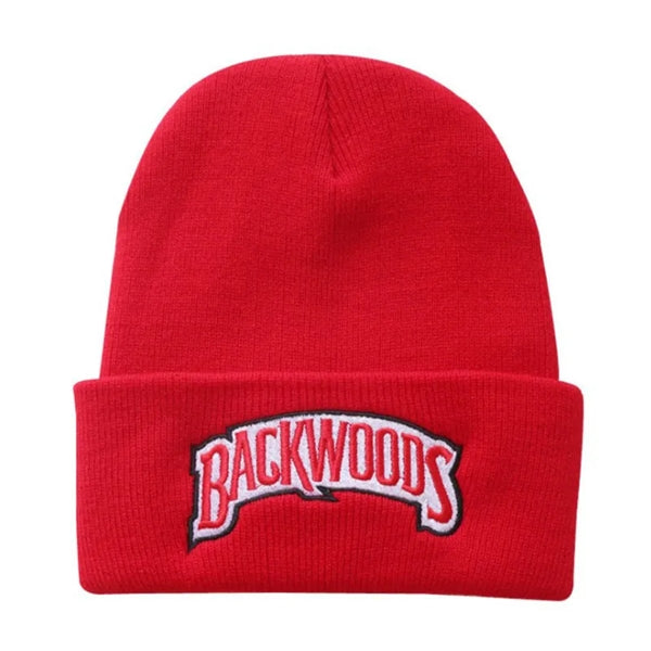 Cuffed Knit Acrylic Beanie With Emblem Or Patch LOGO