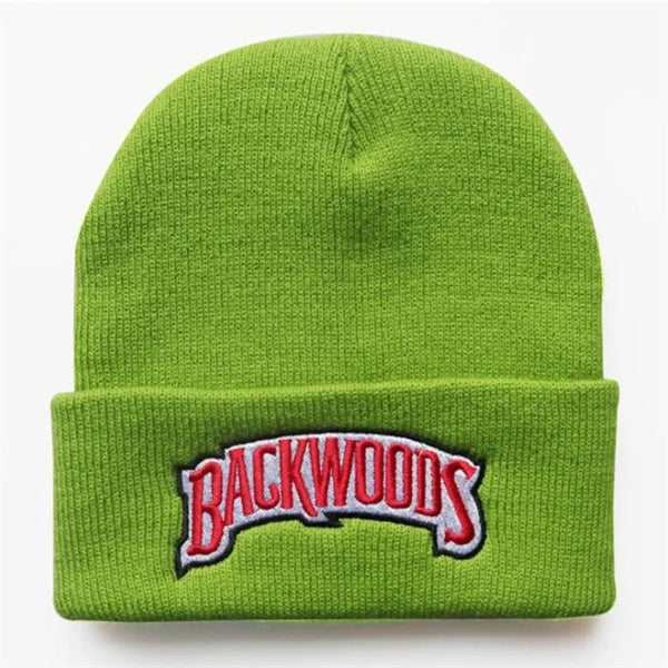 Cuffed Knit Acrylic Beanie With Emblem Or Patch LOGO