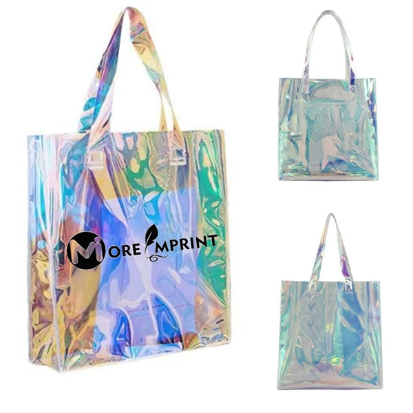 Clear Holographic Tote Bag