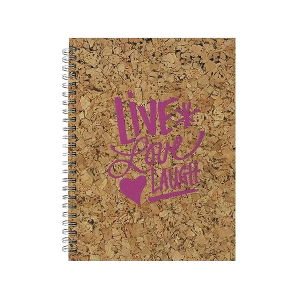 Cork Notebook Bamboo Pen Memo Pad Bookmark Stationery Set
