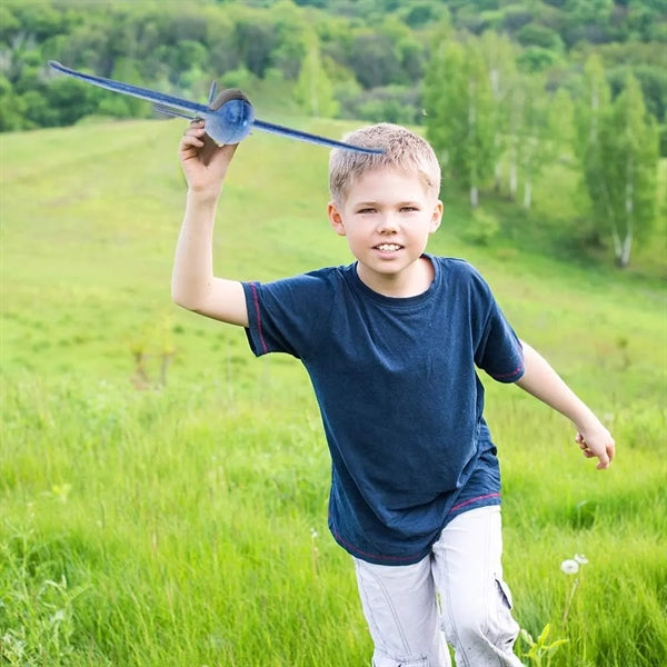 Throwing Foam Glider Airplane