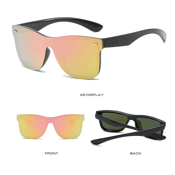 Reflective Rimless Sunglasses