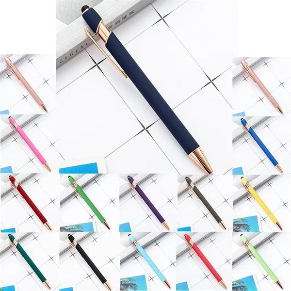 Retractable Nurse Uniball Stylus Ballpoint Soft Touch Pen