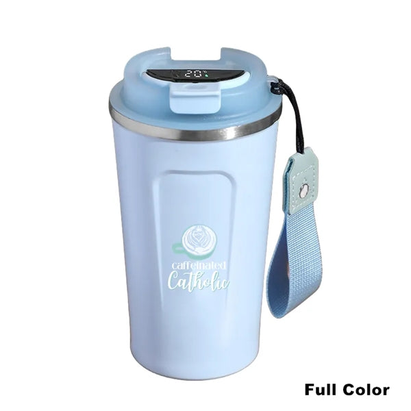 17 oz Vacuum Stainless Steel Temperature Display Coffee Mug
