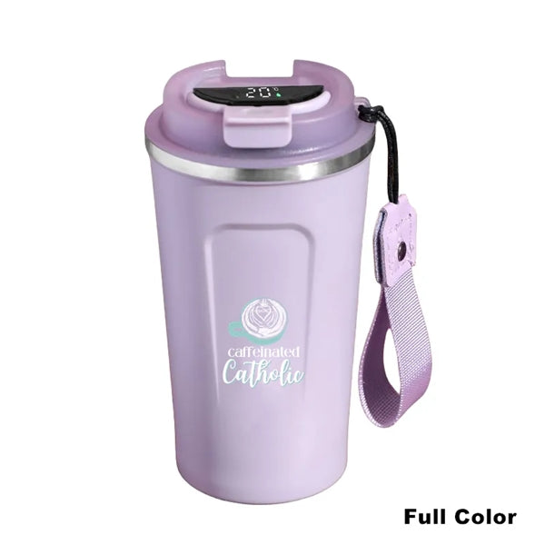 17 oz Vacuum Stainless Steel Temperature Display Coffee Mug