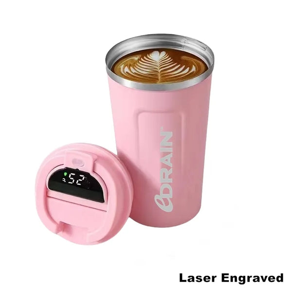 17 oz Vacuum Stainless Steel Temperature Display Coffee Mug