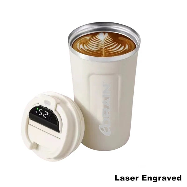 17 oz Vacuum Stainless Steel Temperature Display Coffee Mug