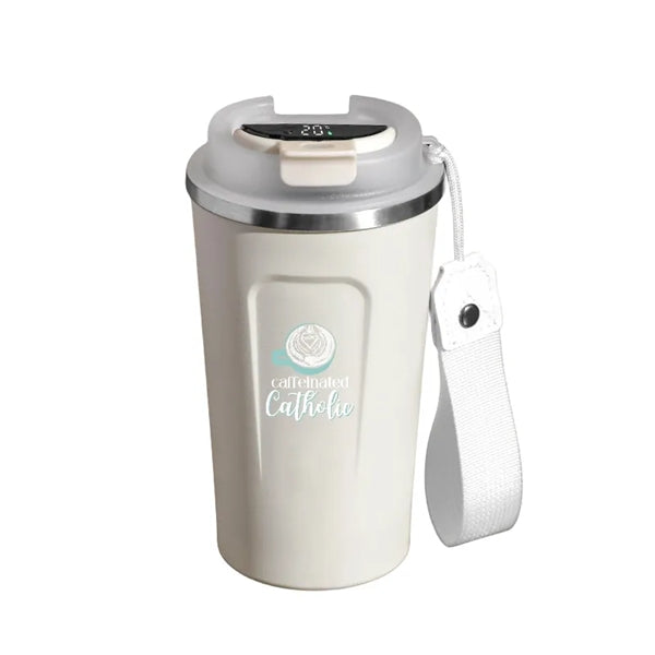 17 oz Vacuum Stainless Steel Temperature Display Coffee Mug