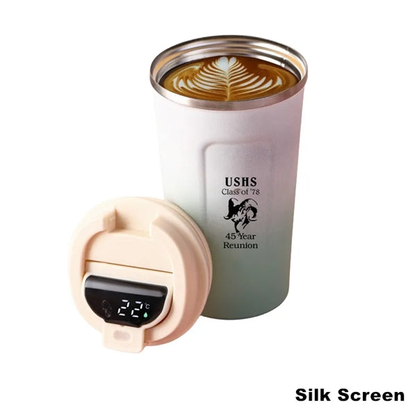 17 oz Vacuum Stainless Steel Temperature Display Coffee Mug