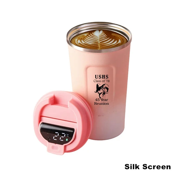 17 oz Vacuum Stainless Steel Temperature Display Coffee Mug